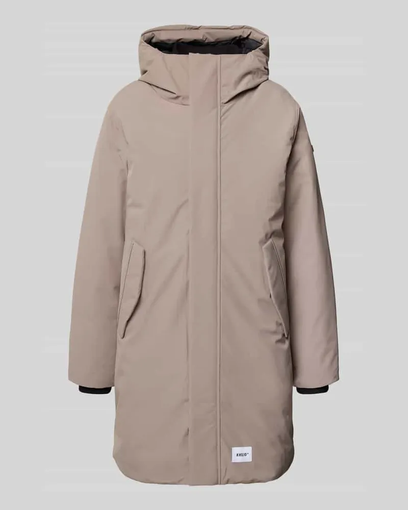 khujo Jacke mit Kapuze Hellgrau