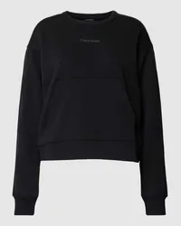 Calvin Klein Sweatshirt mit Känguru-Tasche Black