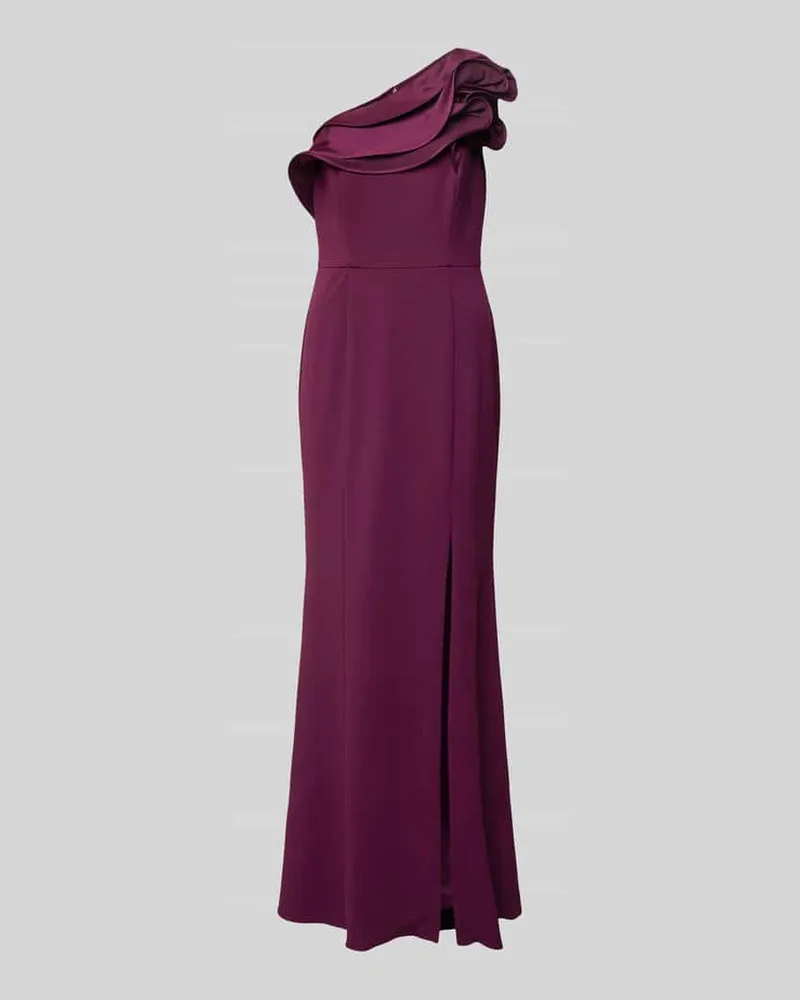 Adrianna Papell Abendkleid mit Gehschlitz Bordeaux