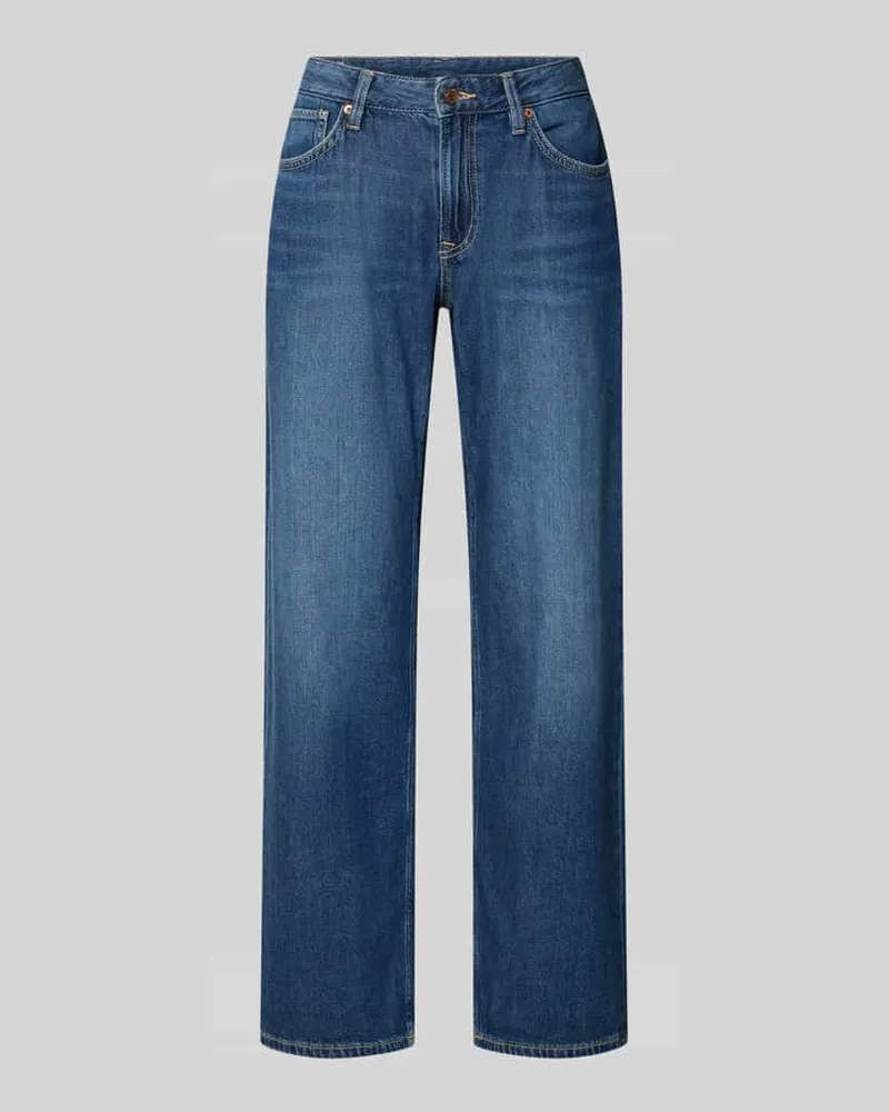 Pepe Jeans Loose Fit Jeans aus Baumwoll-Lyocell-Mix Modell 'NICKY Jeansblau