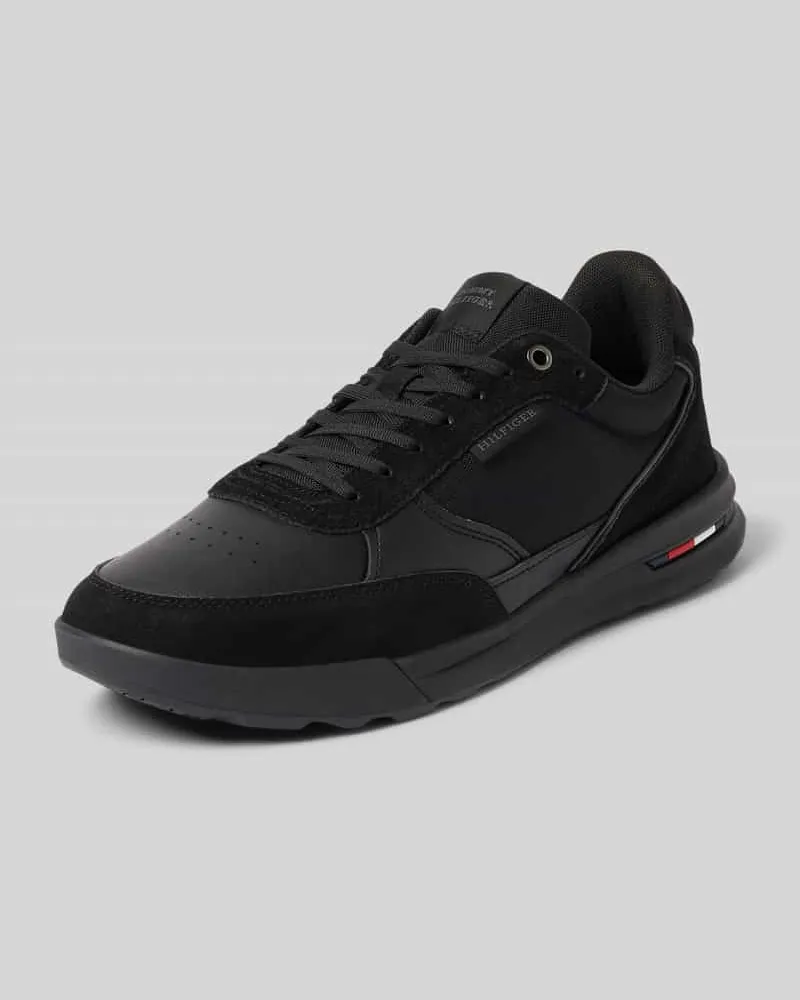 Tommy Hilfiger Sneaker mit Label-Details Black
