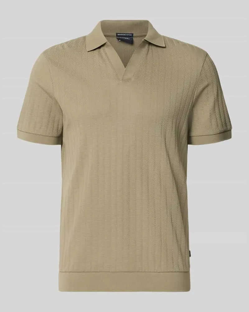 JOOP! Regular Fit Poloshirt mit V-Ausschnitt Modell 'Baronito Lind