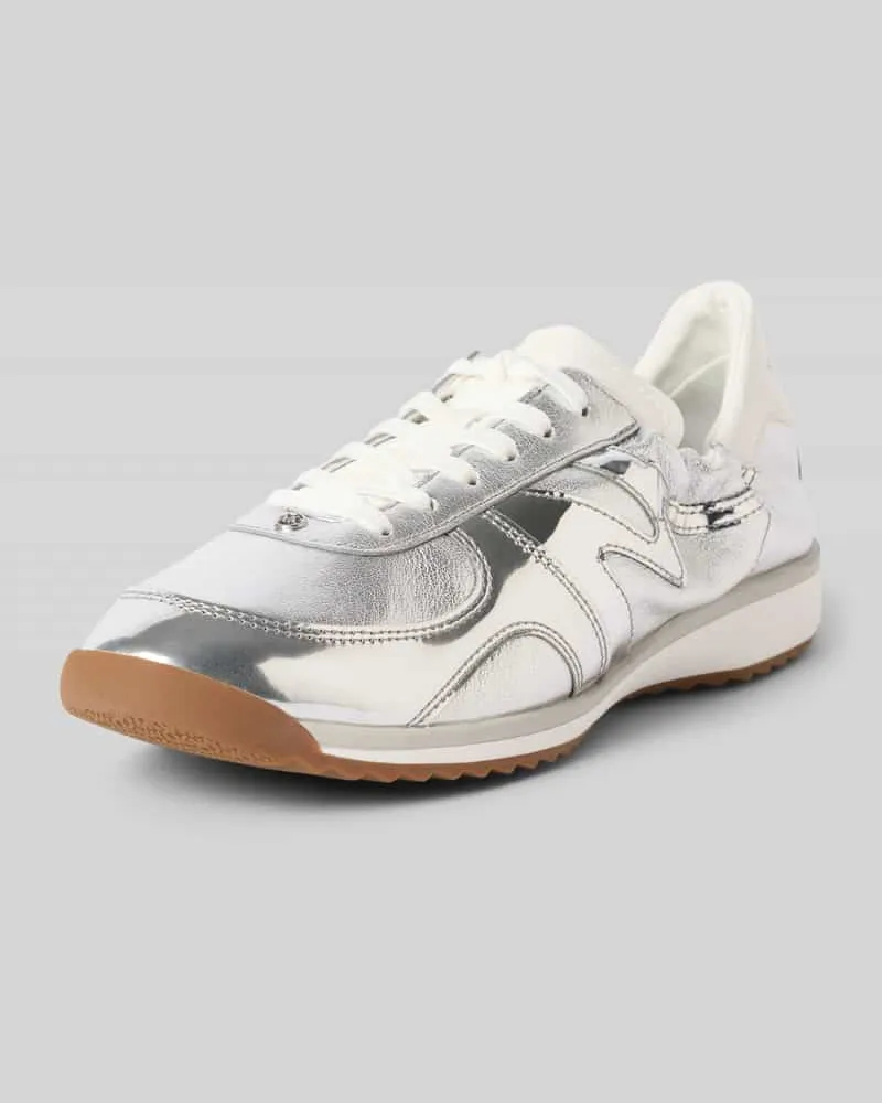 Michael Kors Sneaker aus Leder Modell 'COLT Silber