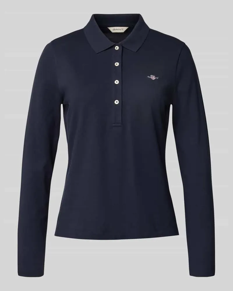 Gant Longsleeve mit Umlegekragen Marine