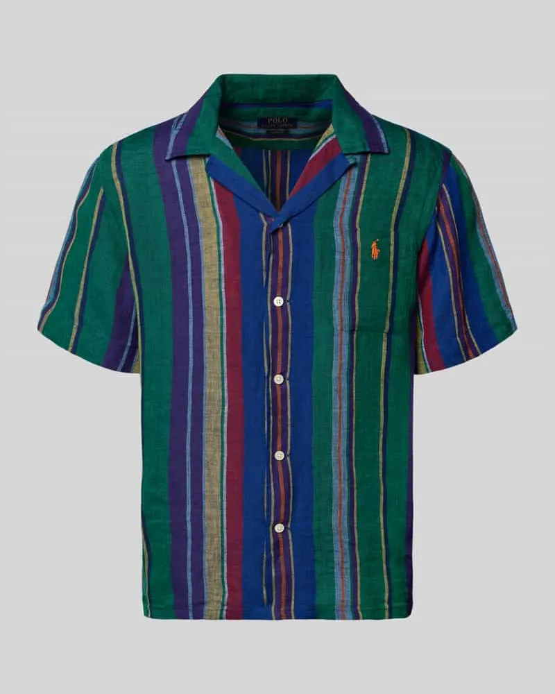 Ralph Lauren Regular Fit Freizeithemd aus reinem Leinen Gruen