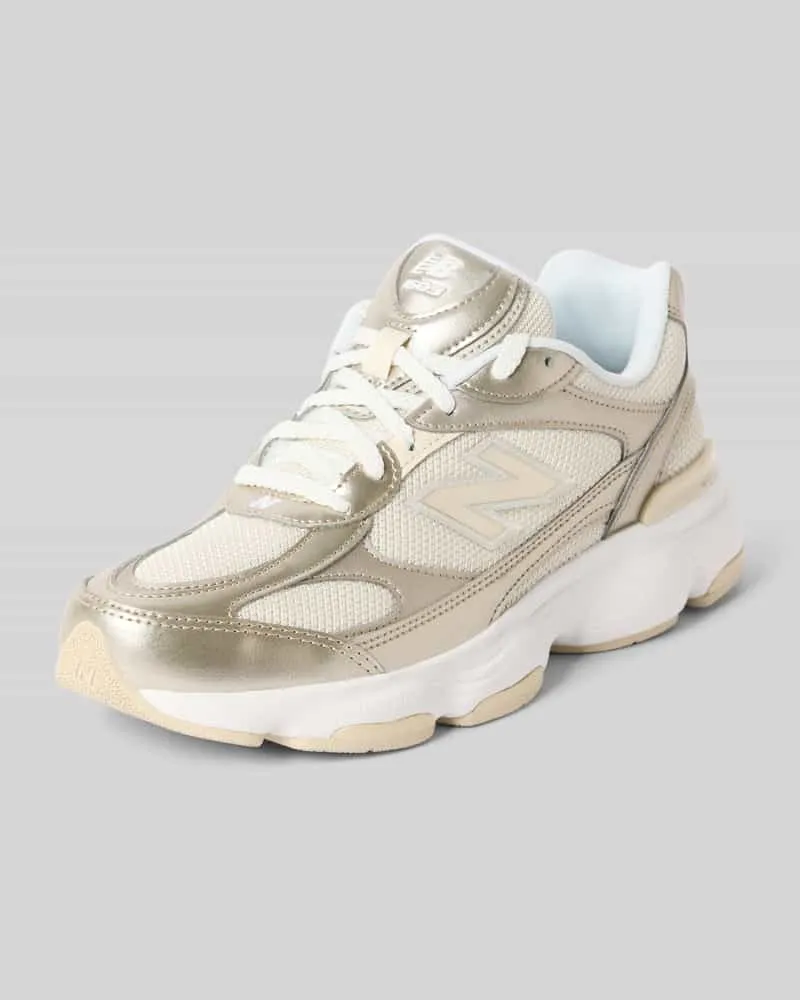 New Balance Sneaker aus Leder-Mix Modell '9060 Offwhite