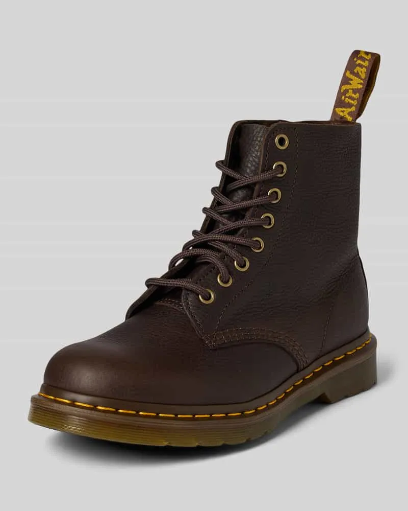 Dr.Martens Schnürboots aus echtem Leder Modell 'Pascal Dunkelbraun