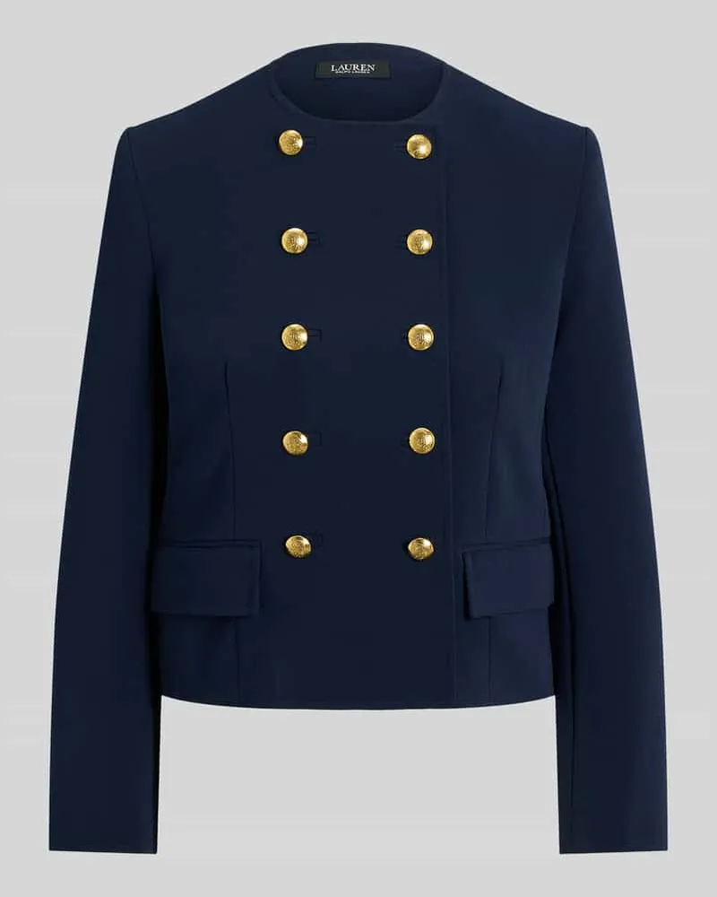 Ralph Lauren Regular Fit Kurzblazer mit Zierknöpfen Marine