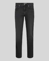 Brax Slim Fit Jeans im 5-Pocket-Design Modell 'CADIZ Anthrazit