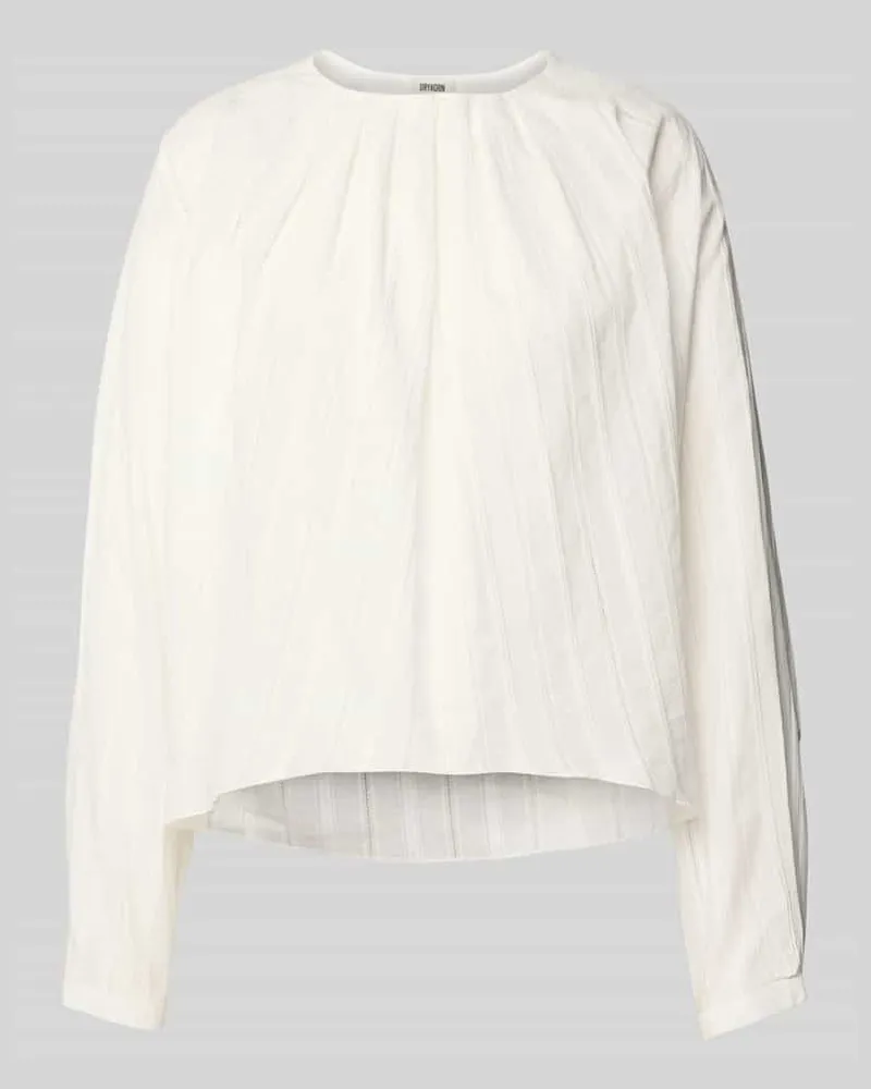 Drykorn Blusenshirt mit Raffungen Modell 'SEETHA Offwhite
