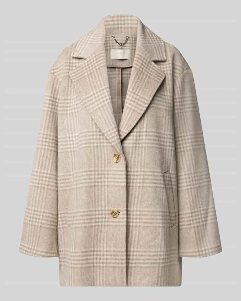 Milano Italy Jacke mit Reverskragen Beige