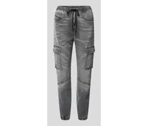 Straight Fit Jeans aus Lyocell-Mix