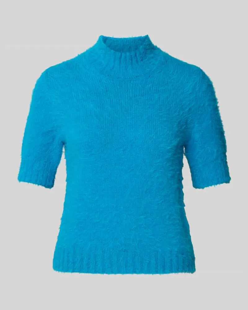 Marc Cain Strickpullover mit Stehkragen und 1/2-Arm Ocean