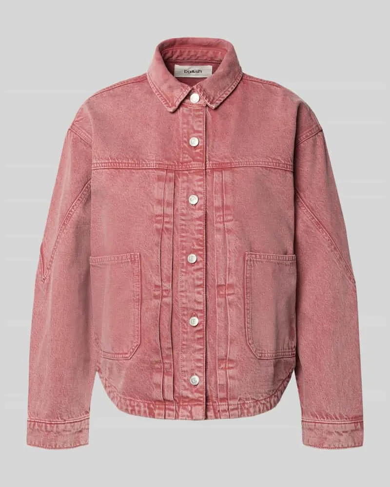 ba&sh Jeansjacke mit aufgesetzten Taschen Modell 'RUNO Rose
