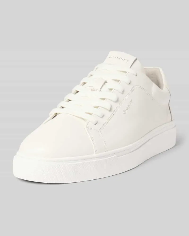 Gant Sneaker aus Leder mit Label-Details Weiss