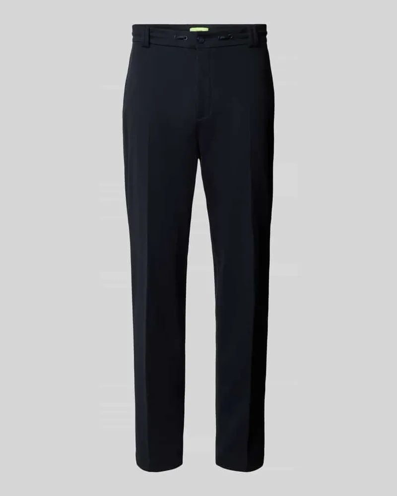 cinque Tapered Fit Stoffhose mit Bügelfalten Modell 'JUNO Marine