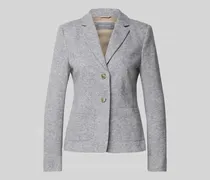 Slim Fit Blazer aus Woll-Mix mit Reverskragen