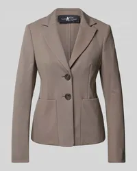 Luisa Cerano Blazer mit Reverskragen Taupe