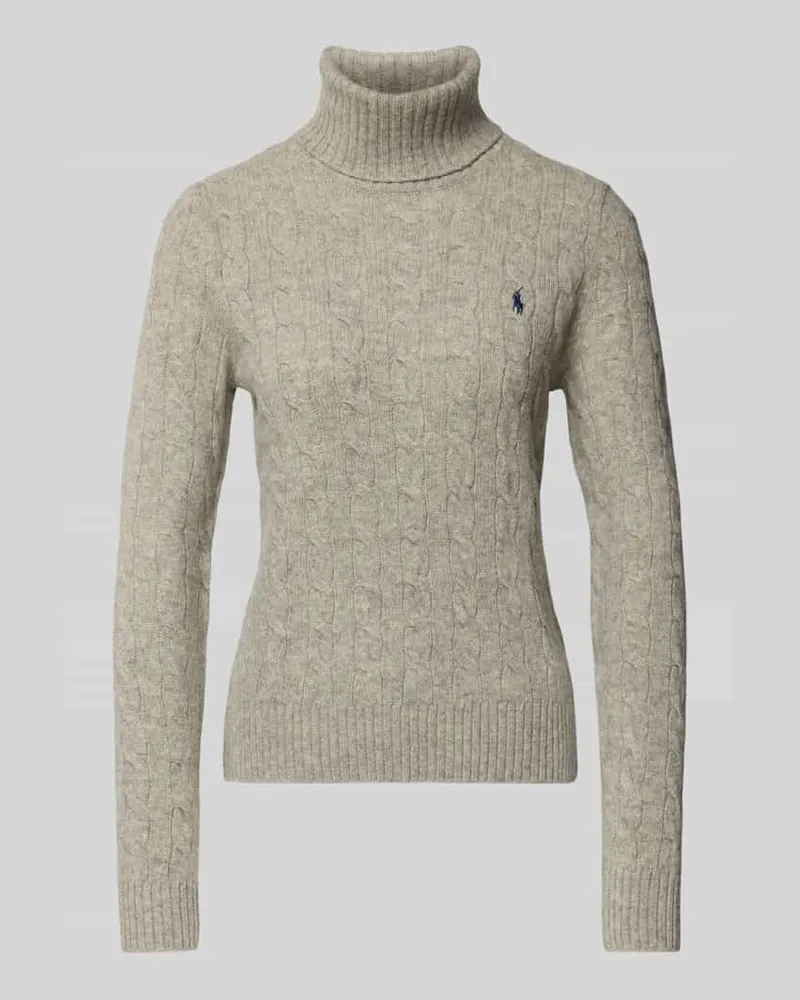 Ralph Lauren Strickpullover mit Label-Stitching Beige