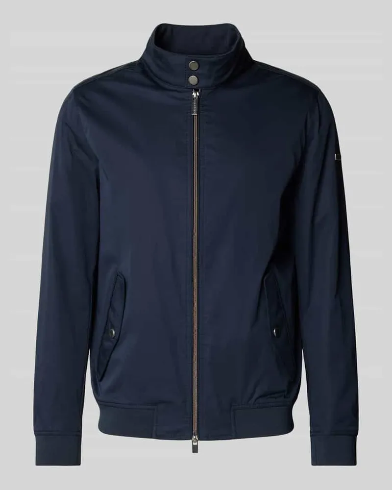 Bugatti Jacke mit Zweiwege-Reißverschluss Marine