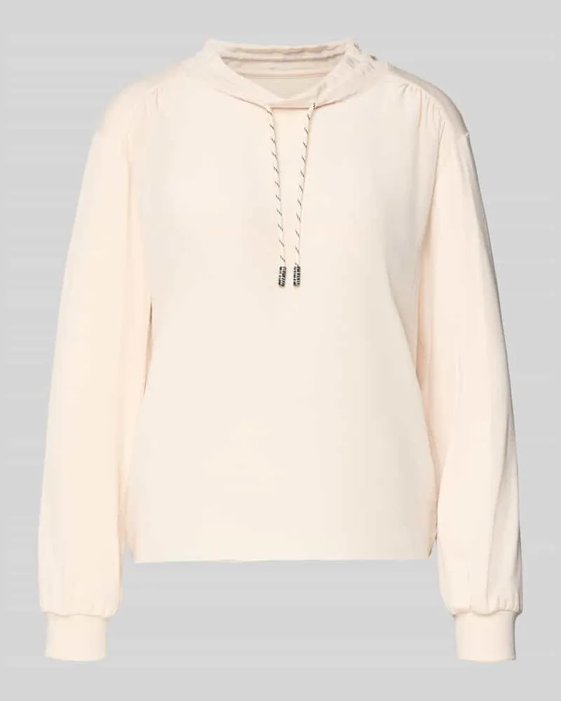 Marc Cain Longsleeve mit Rundhalsausschnitt Sand
