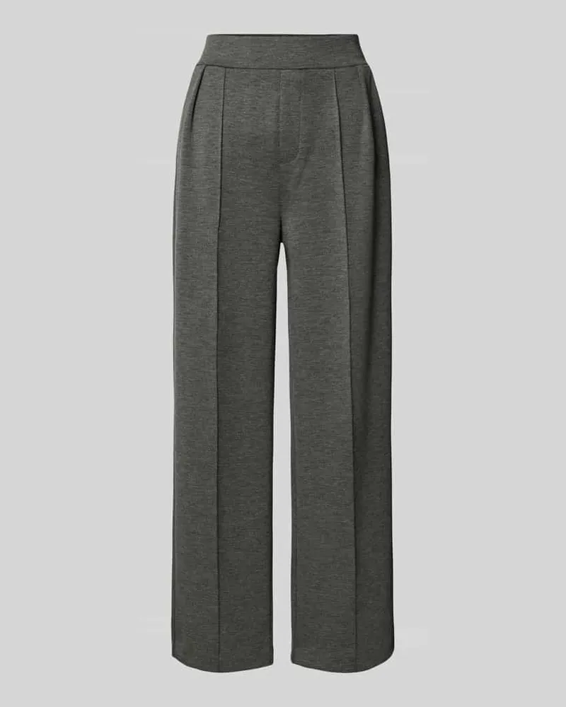 Rich&Royal Sweatpants aus Viskose-Mix mit Längsnähten Dunkelgrau
