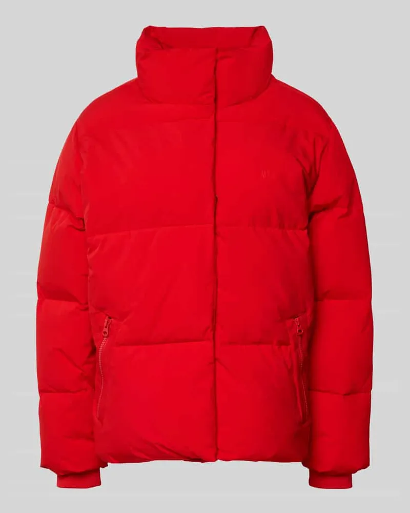 Mustang Steppjacke mit Stehkragen und Reißverschluss Modell 'Gillan Rot