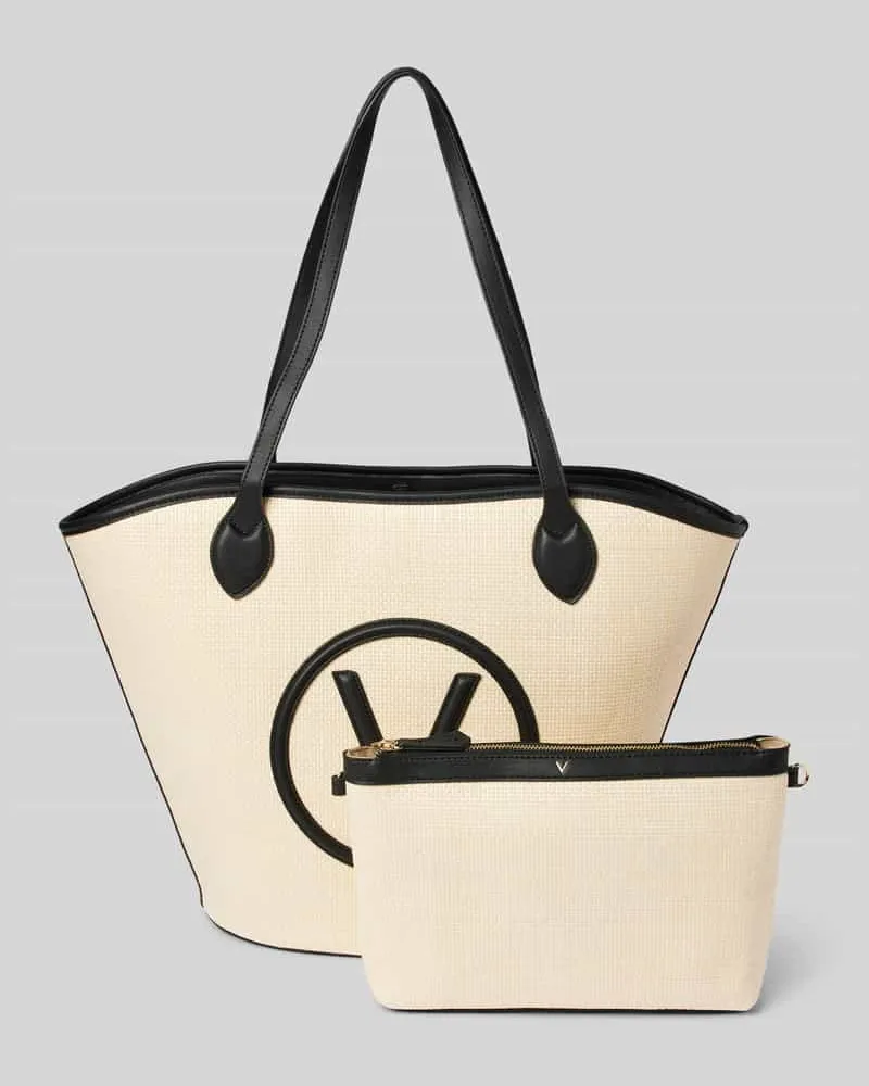 Valentino Garavani Shopper mit Logo-Badge Modell 'COVENT Black