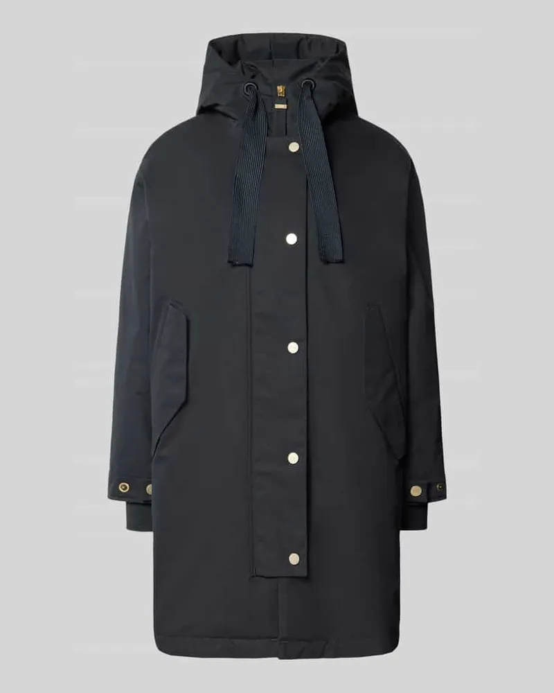 G-Lab Regular Fit Mantel aus Baumwoll-Mix Modell 'Meta Dunkelblau