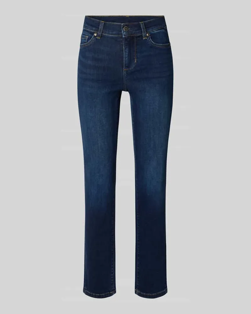 Liu Jo Slim Fit Jeans mit Eingrifftaschen Dunkelblau