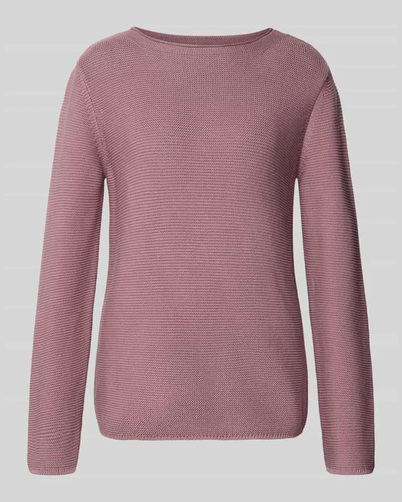 Marc O'Polo Regular Fit Pullover aus reiner Baumwolle Mauve