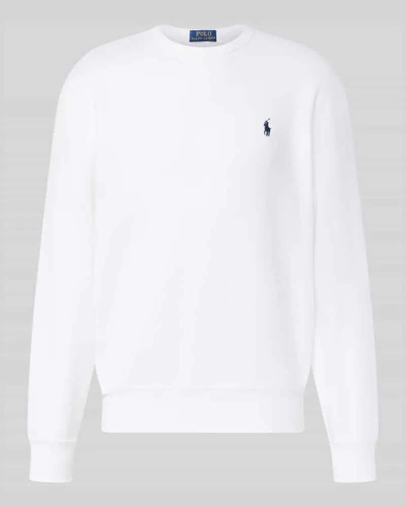 Ralph Lauren Regular Fit Sweatshirt aus Baumwoll-Mix Weiss