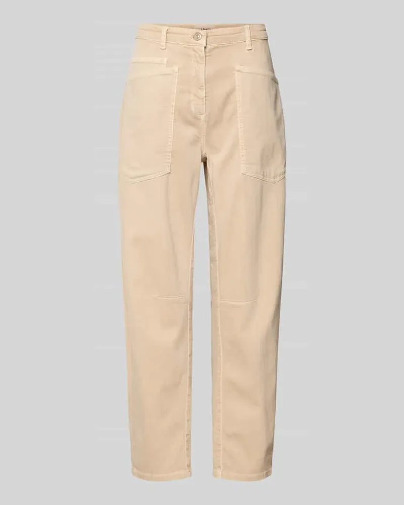 Cambio Barrel Fit Jeans aus Baumwoll-Mix Modell 'OCEAN Sand