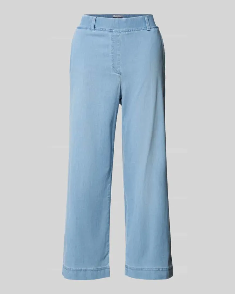 Brax Loose Fit Culotte aus Baumwoll-Mix Modell 'PAM CULOTTE Blau