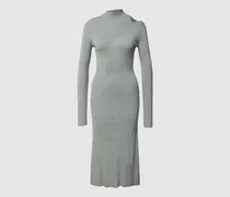 Strickkleid aus Viskose-Mix in Melange-Optik