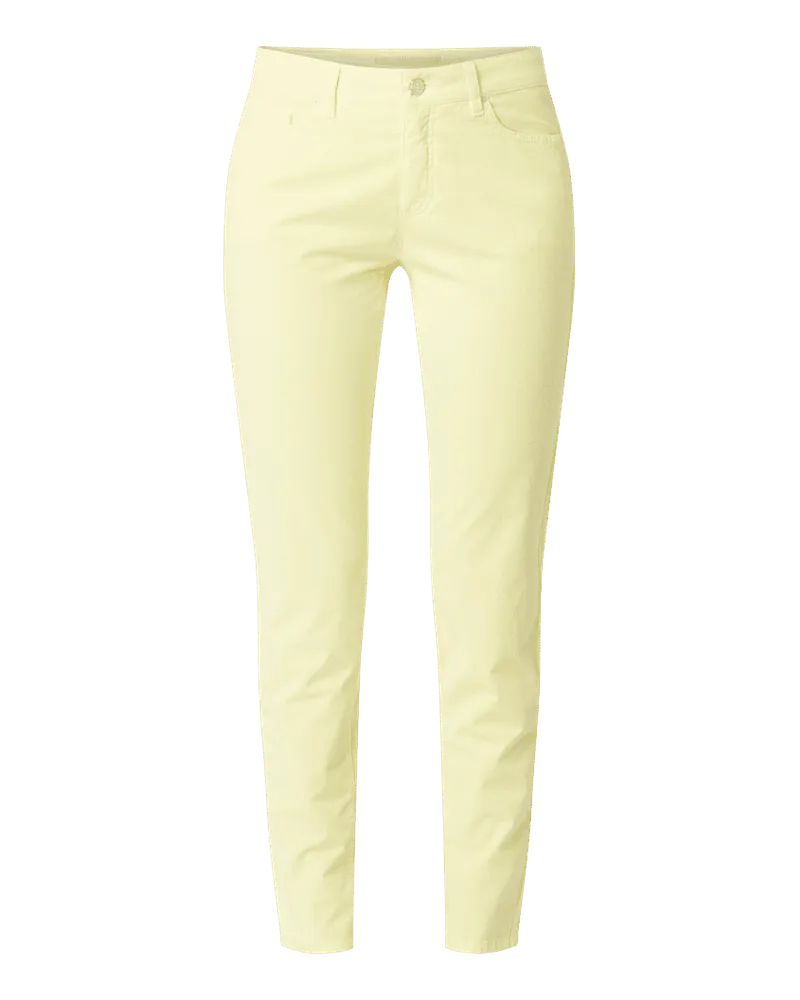 RAFFAELLO ROSSI  Cordhose mit schmal zulaufendem Bein Hellgelb