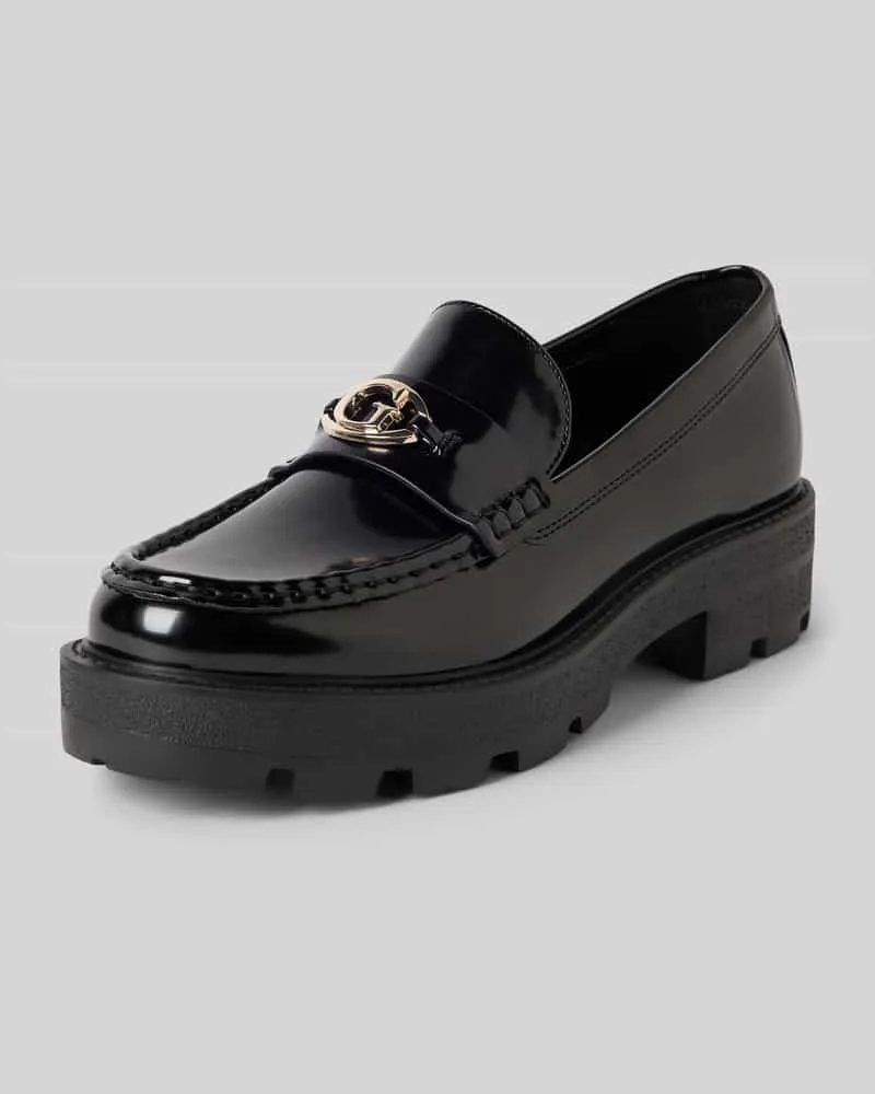 Guess Loafer mit Label-Detail Modell 'YANIKA Black