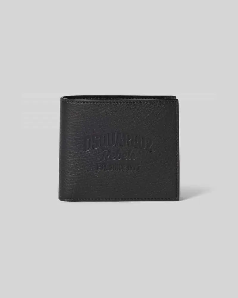 Dsquared2 Portemonnaie mit Logo-Prägung Black