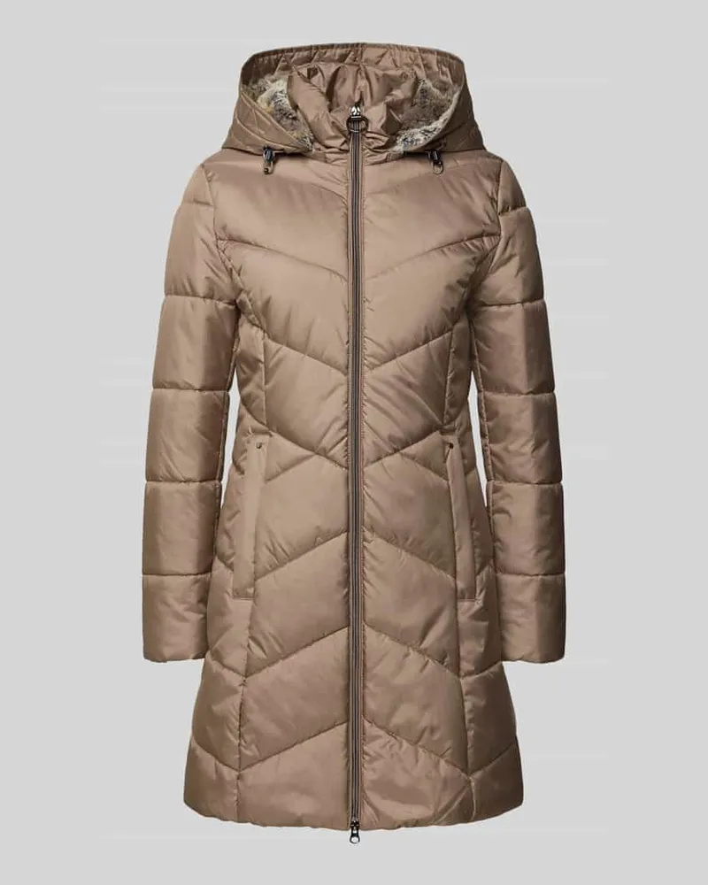 Betty Barclay Steppjacke mit Zweiwege-Reißverschluss Gold