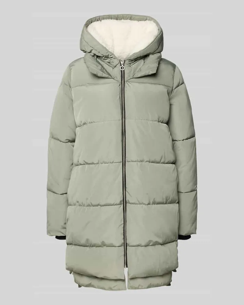 only Regular Fit Steppmantel mit Kapuze Modell 'KELLY Schilf