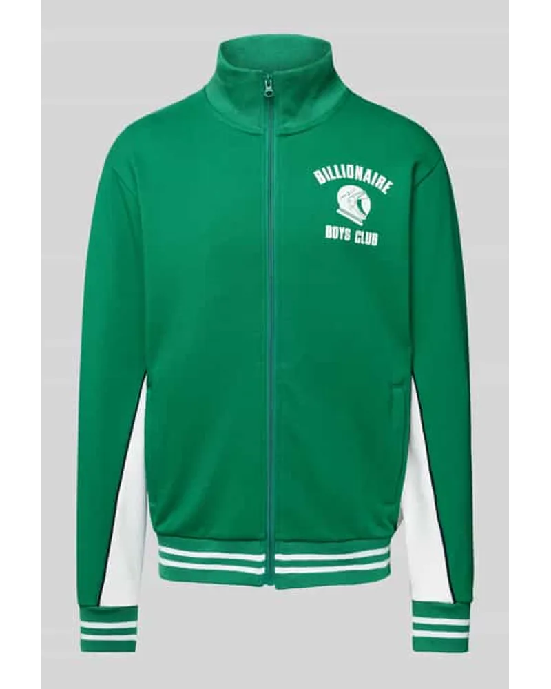 Billionaire Boys Club Sweatjacke mit Stehkragen Gruen