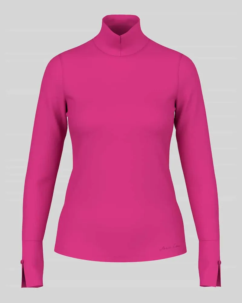 Marc Cain Langarmshirt mit Schlitzmanschetten Hellrosa