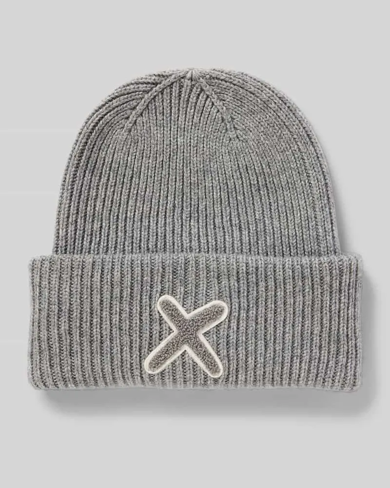 UNIO Beanie mit Kaschmir-Anteil Hellgrau
