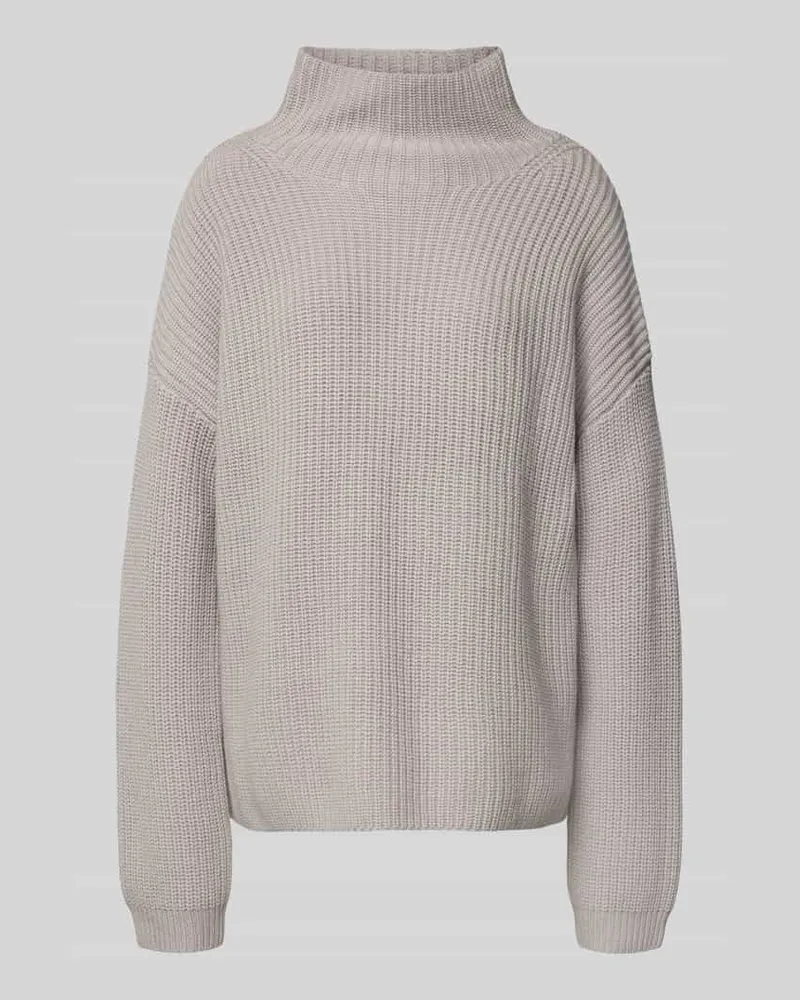 0039 Italy Strickpullover aus Kaschmir-Mix mit Stehkragen Modell 'LONA Kitt