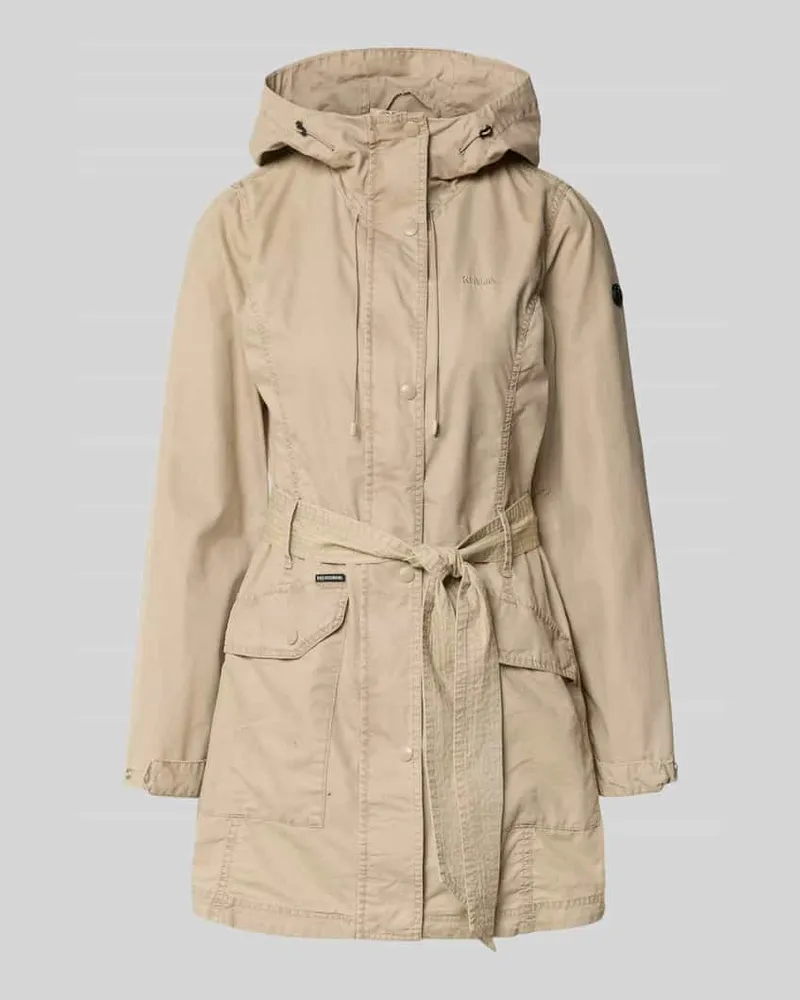 khujo Jacke mit Bindegürtel Modell 'PREA Beige