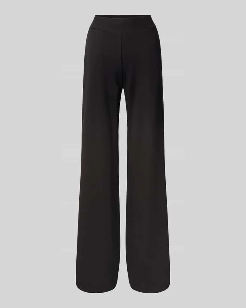 EA7 Sweatpants mit weitem Bein und Label-Detail Black