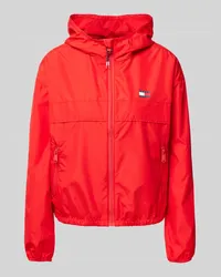 Tommy Hilfiger Jacke mit Label-Print Rot