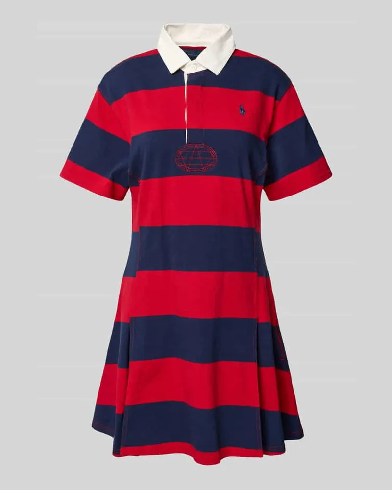 Ralph Lauren Polokleid mit Logo-Stitching Rot