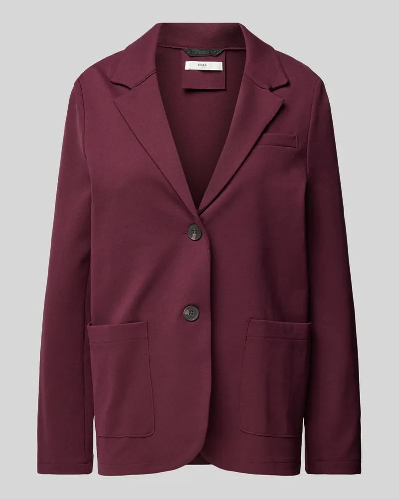 Brax Blazer mit Reverskragen Modell 'BELLA Aubergine