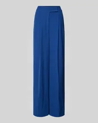 Luisa Cerano Wide Leg Stoffhose mit Bundfalten Royal